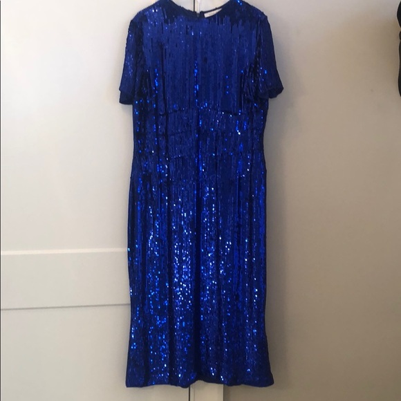 Rachel Gilbert  sequin midi dress 1,799$ - Picture 7 of 15